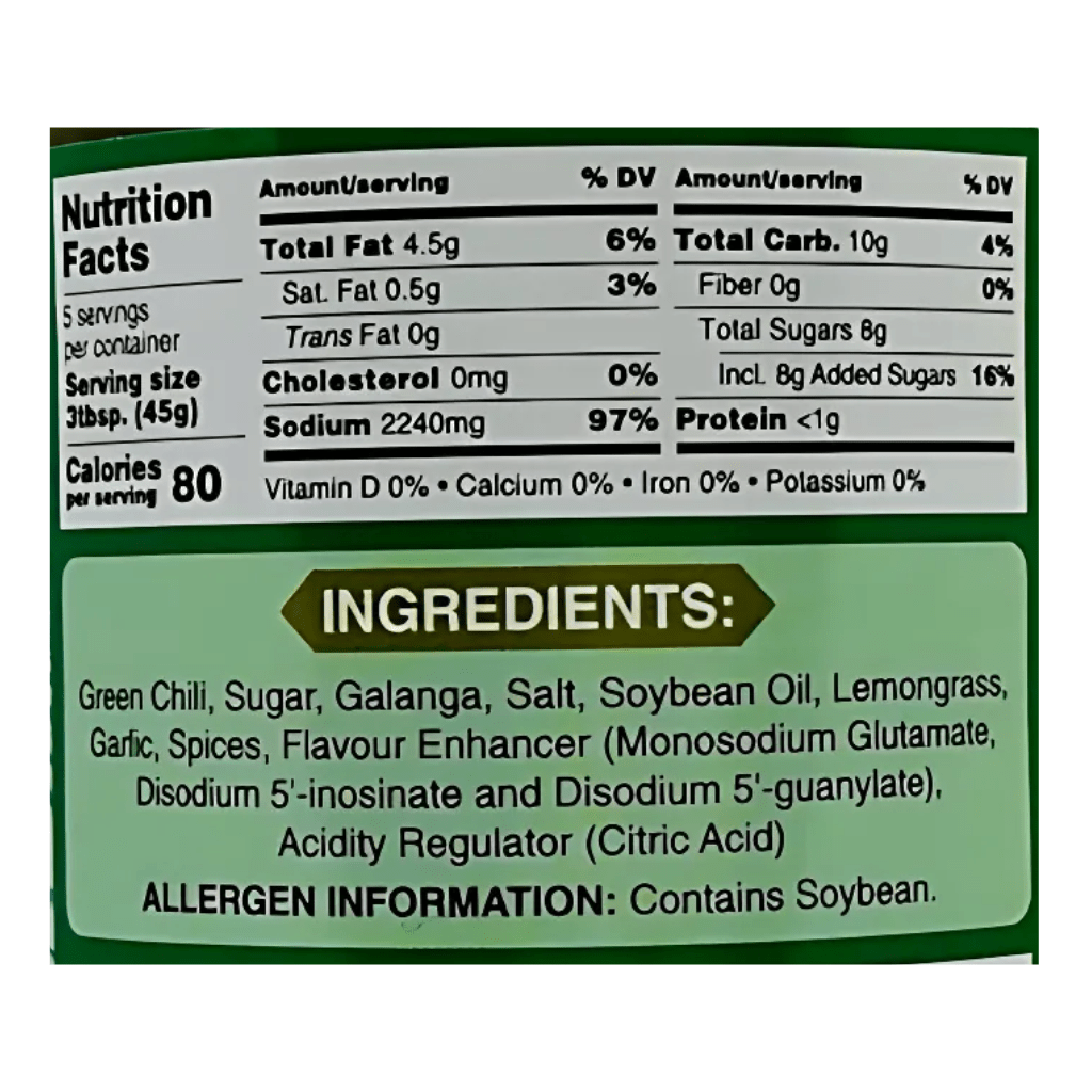 Dragonfly Green Curry Paste 8oz - A&E Foodstore