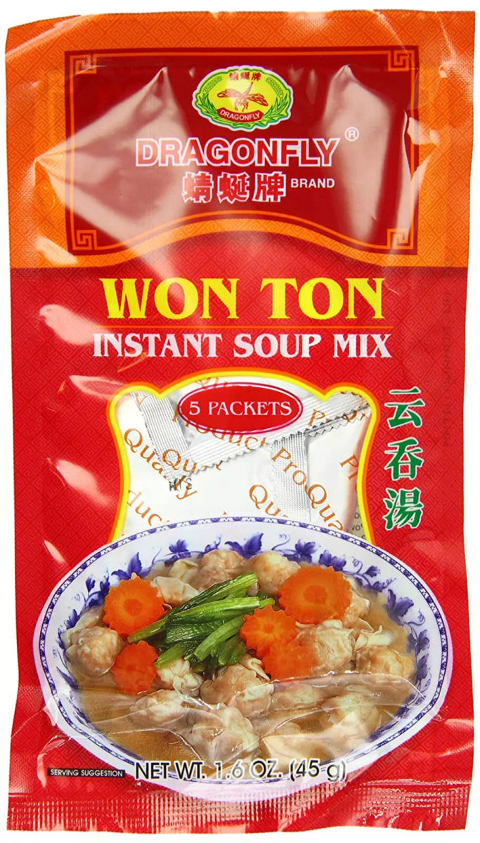 Dragonfly Wonton Soup Base Mix 1.6oz - A&E Foodstore