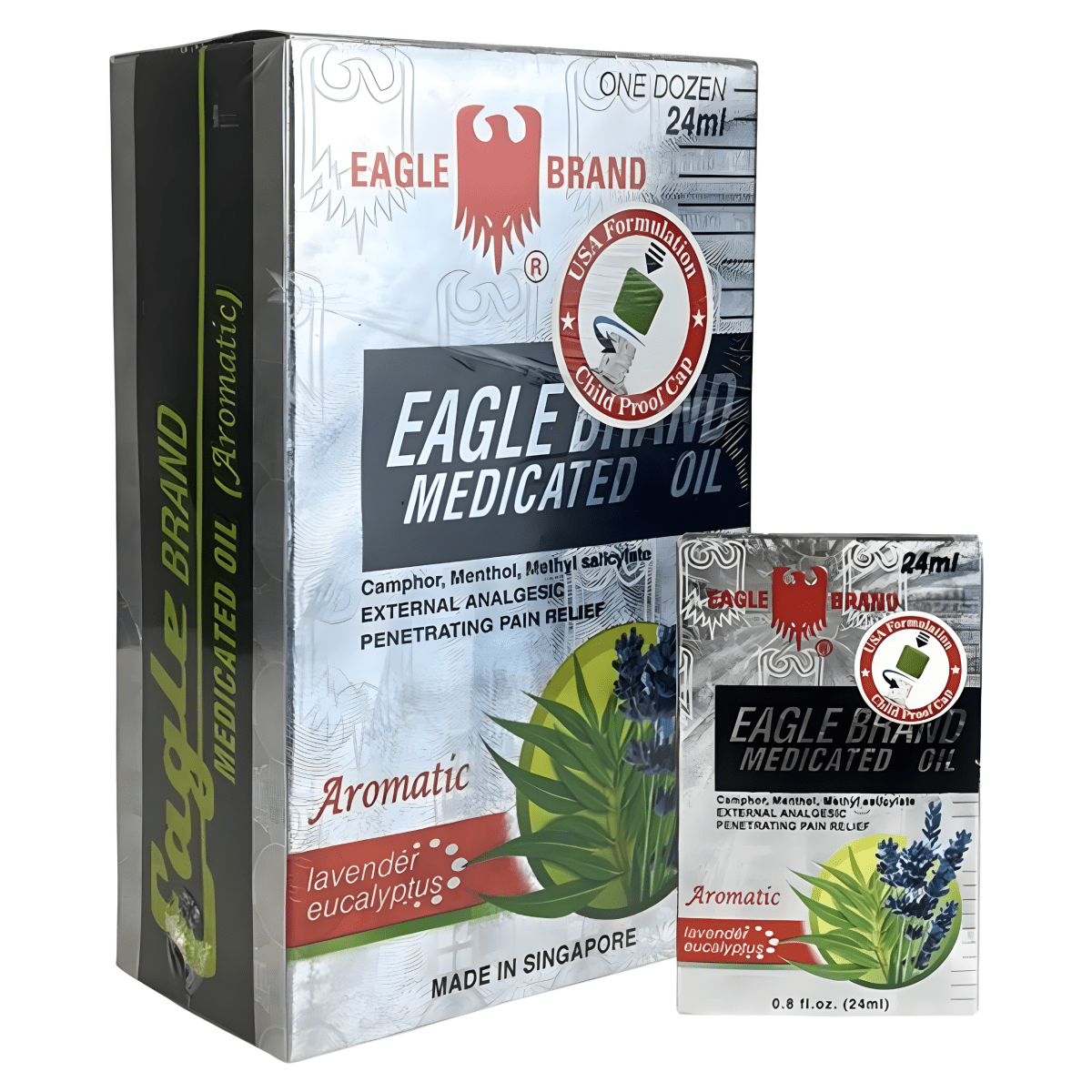 [EAGLE] Aromatic Medicated Oil - External Analgesic - A&E Foodstore