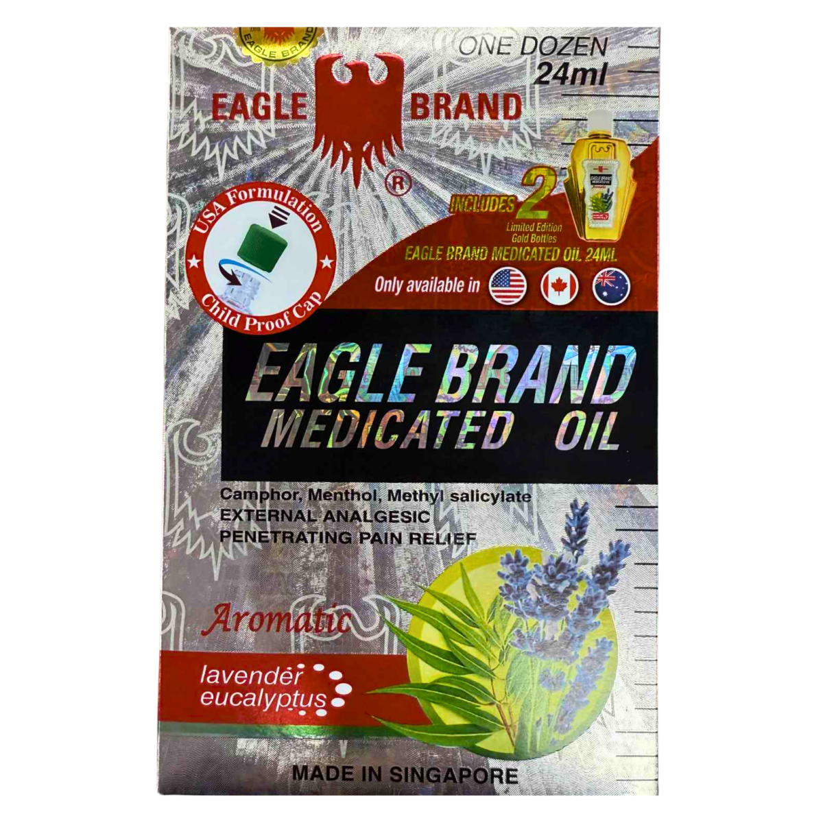 [EAGLE] Aromatic Medicated Oil - External Analgesic - A&E Foodstore
