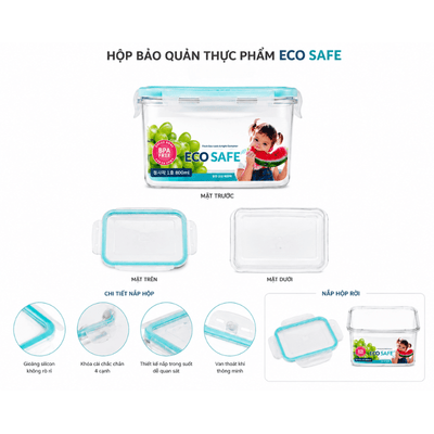 [ECO SAFE] Airtight Food Container - A&E Foodstore