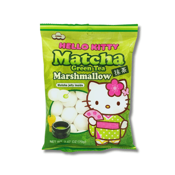 Eiwa Hello Kitty Matcha Green Tea Marshmallow 2.47oz - A&E Foodstore