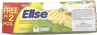 Ellse Brand Layer Banana Flavored Cake With White Cream 12.70 oz - A&E Foodstore