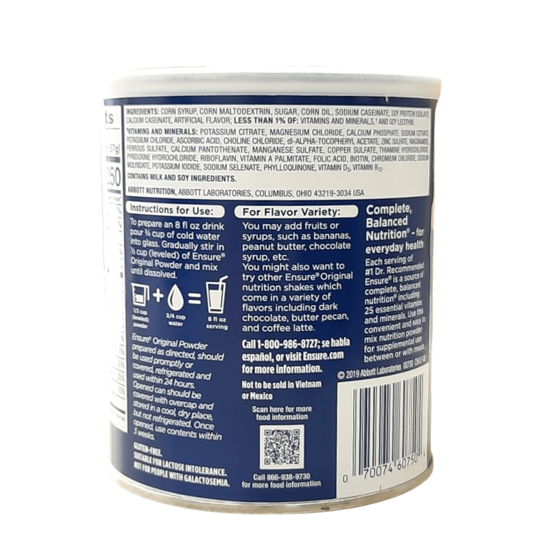 Ensure Original Vanilla Powder 400g - A&E Foodstore