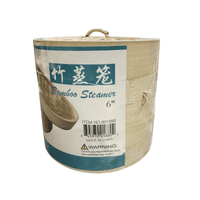 ES Bamboo Steamer 6'' - A&E Foodstore