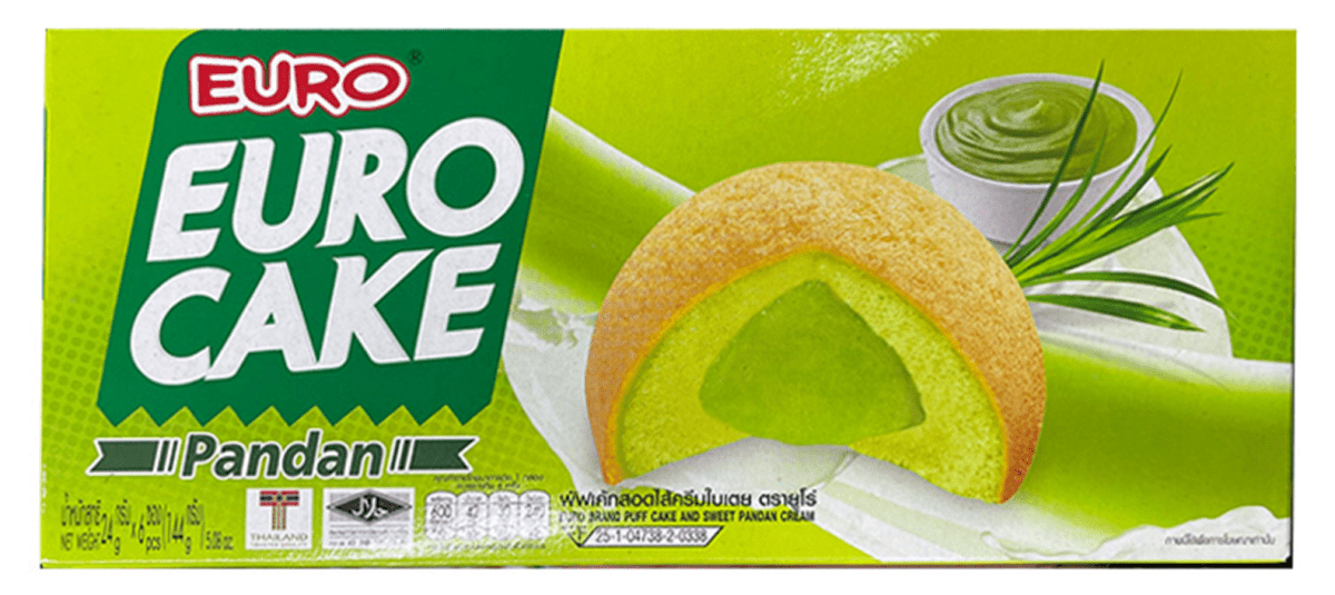 Euro Cake Pandan 5.08oz - A&E Foodstore