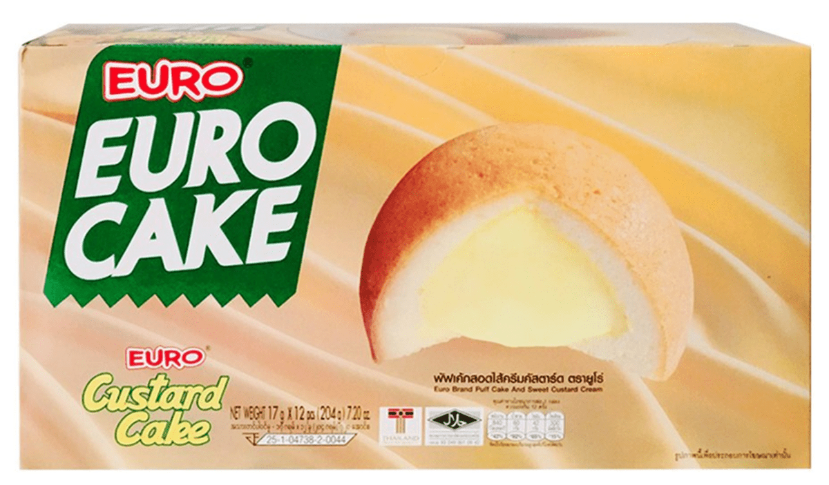 Euro Custard Cake 7.2 oz - A&E Foodstore