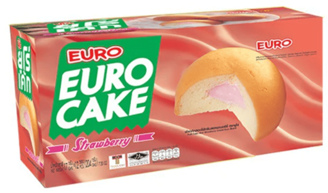 Euro Strawberry Cake 7.2oz - A&E Foodstore