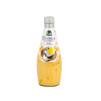 EVERGREEN Coconut Milk Drink with Nata De Coco Mango Flavor 9.8oz - A&E Foodstore