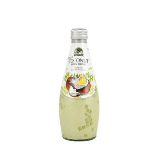 Evergreen Coconut Milk Drink with Nata De Coco Melon Flavor 9.8oz