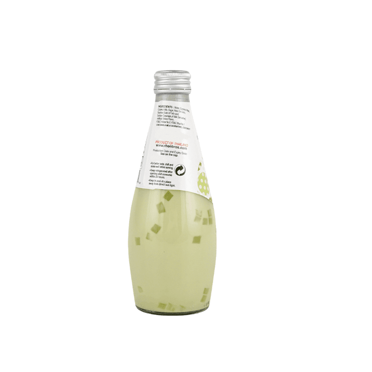 EVERGREEN Coconut Milk Drink with Nata De Coco Melon Flavor 9.8oz - A&E Foodstore