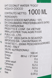 FOCO 100% Natural Coconut Water 1000ml - A&E Foodstore