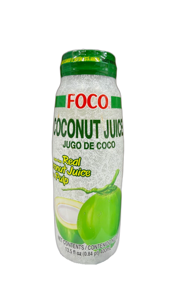 FOCO Real Coconut Juice With Pulp 400ml - A&E Foodstore