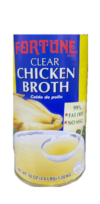 Fortune Brand Clear Chicken Broth 42oz - A&E Foodstore