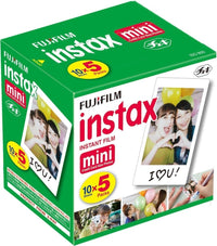 Fujifilm - Instax Mini Instant Film - 10 Sheets x 5 Packs (Total 50 Shoots) - A&E Foodstore