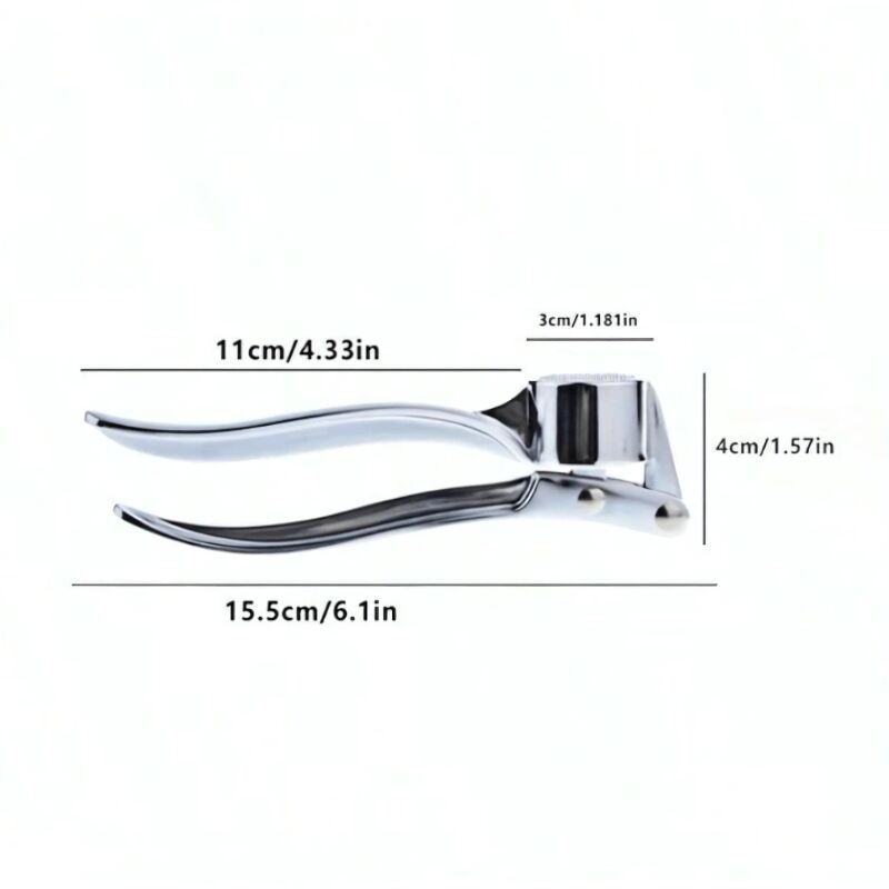 Garlic Ginger Press Stainless Manual Tool - A&E Foodstore