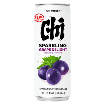 Genki Forest Sparkling Water, Grape Delight Flavor - A&E Foodstore