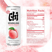Genki Forest Sparkling Water, White Peach Flavor - A&E Foodstore