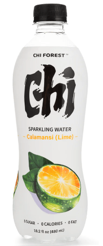 Genki Forest Sugar - Free Sparkling Water, Calamansi Lime Flavor - A&E Foodstore