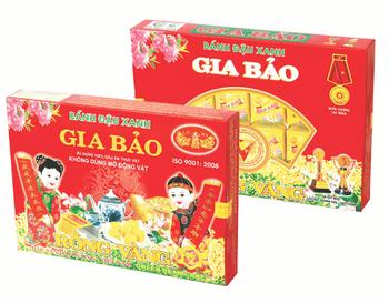 Gia Bao Golden Dragon Green Bean Cake 240g - A&E Foodstore