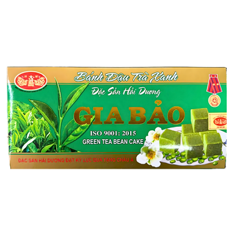 [GIA BAO] Green Tea Bean Cake - 150g