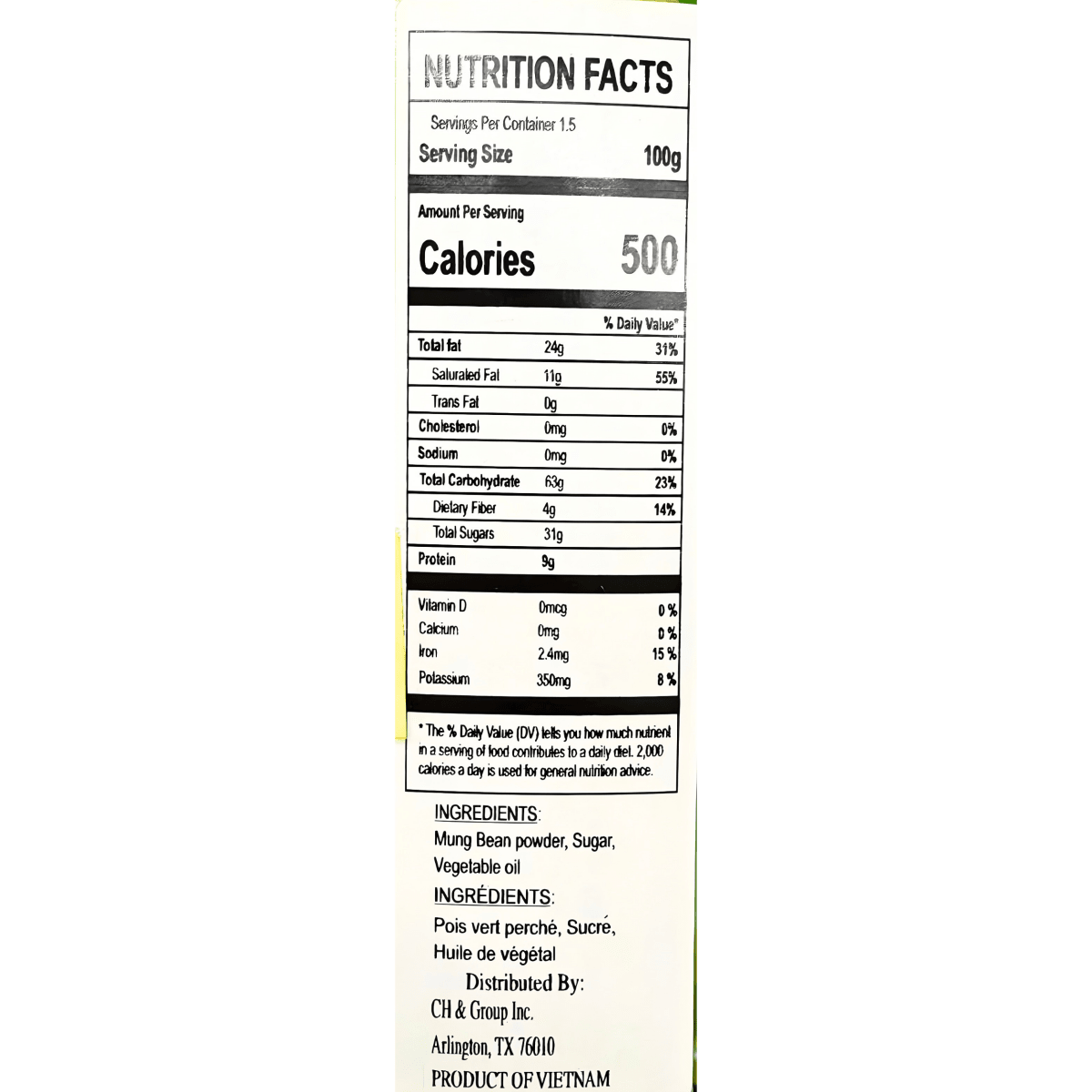 [GIA BAO] Green Tea Bean Cake - 150g - A&E Foodstore