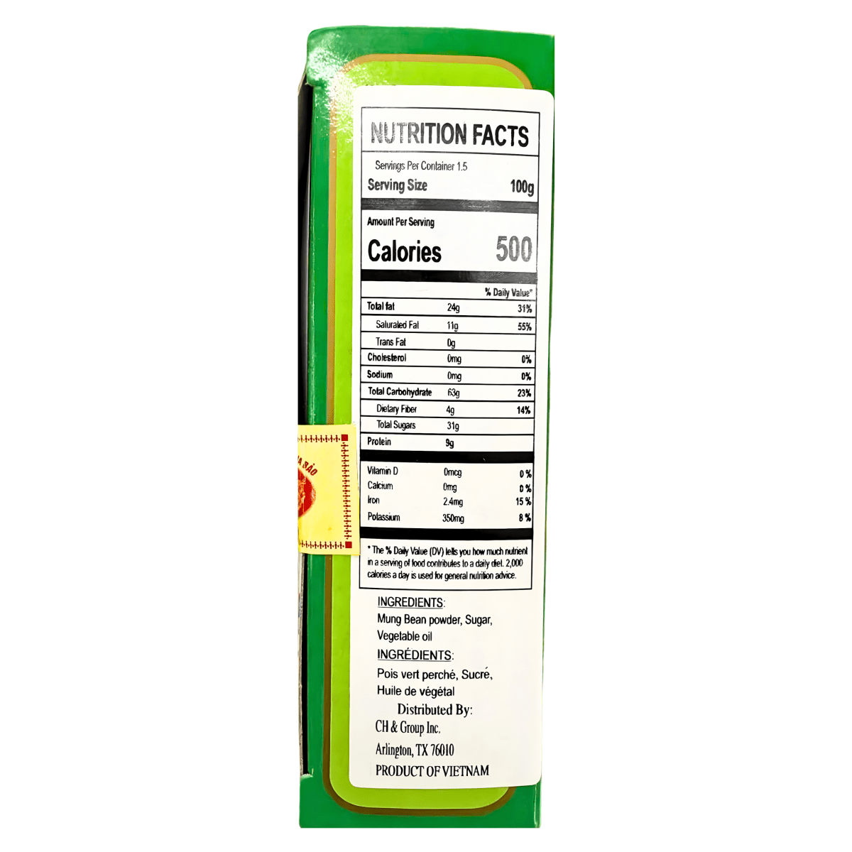 [GIA BAO] Green Tea Bean Cake - 150g - A&E Foodstore