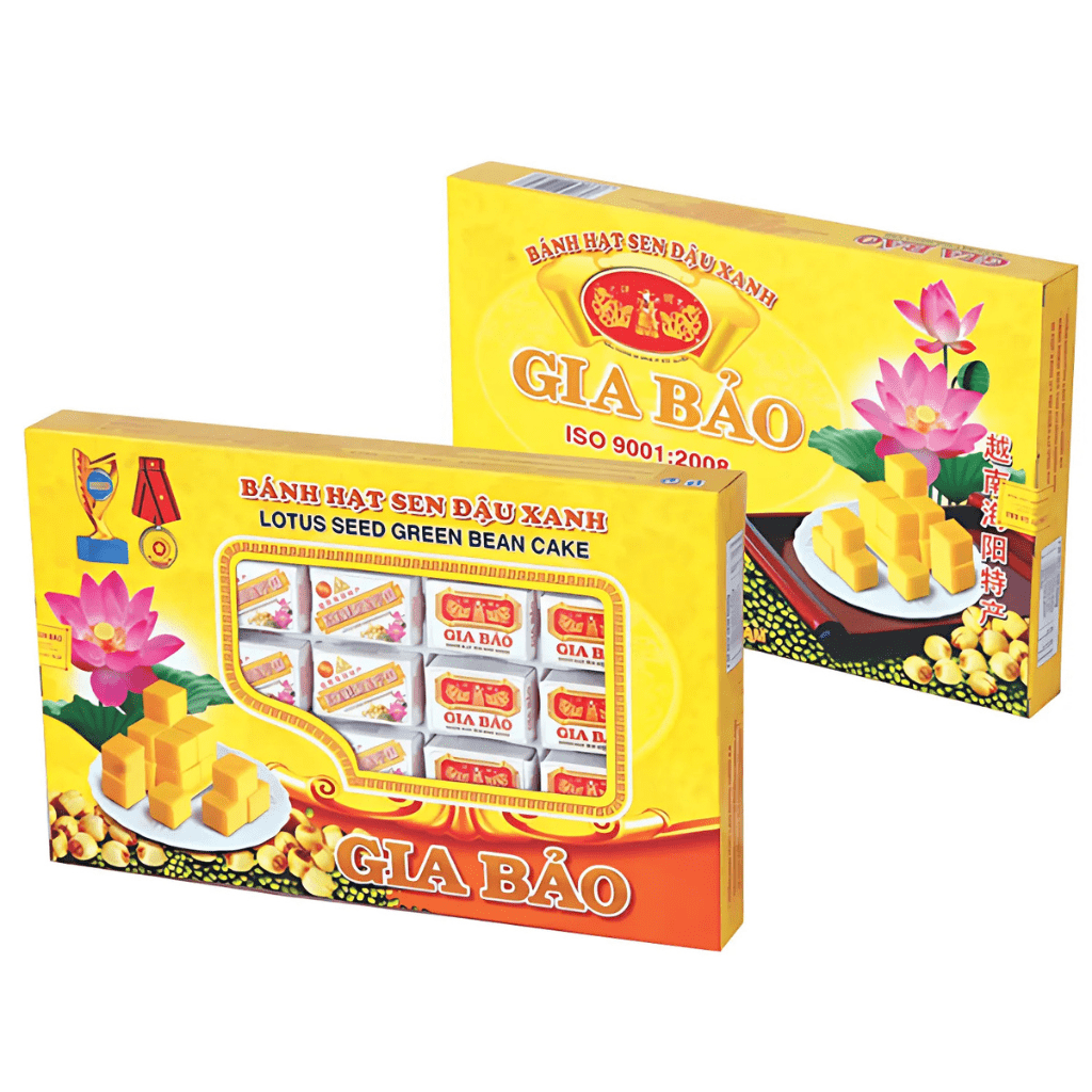 Gia Bao Lotus Seed Green Bean Cake 250g - A&E Foodstore