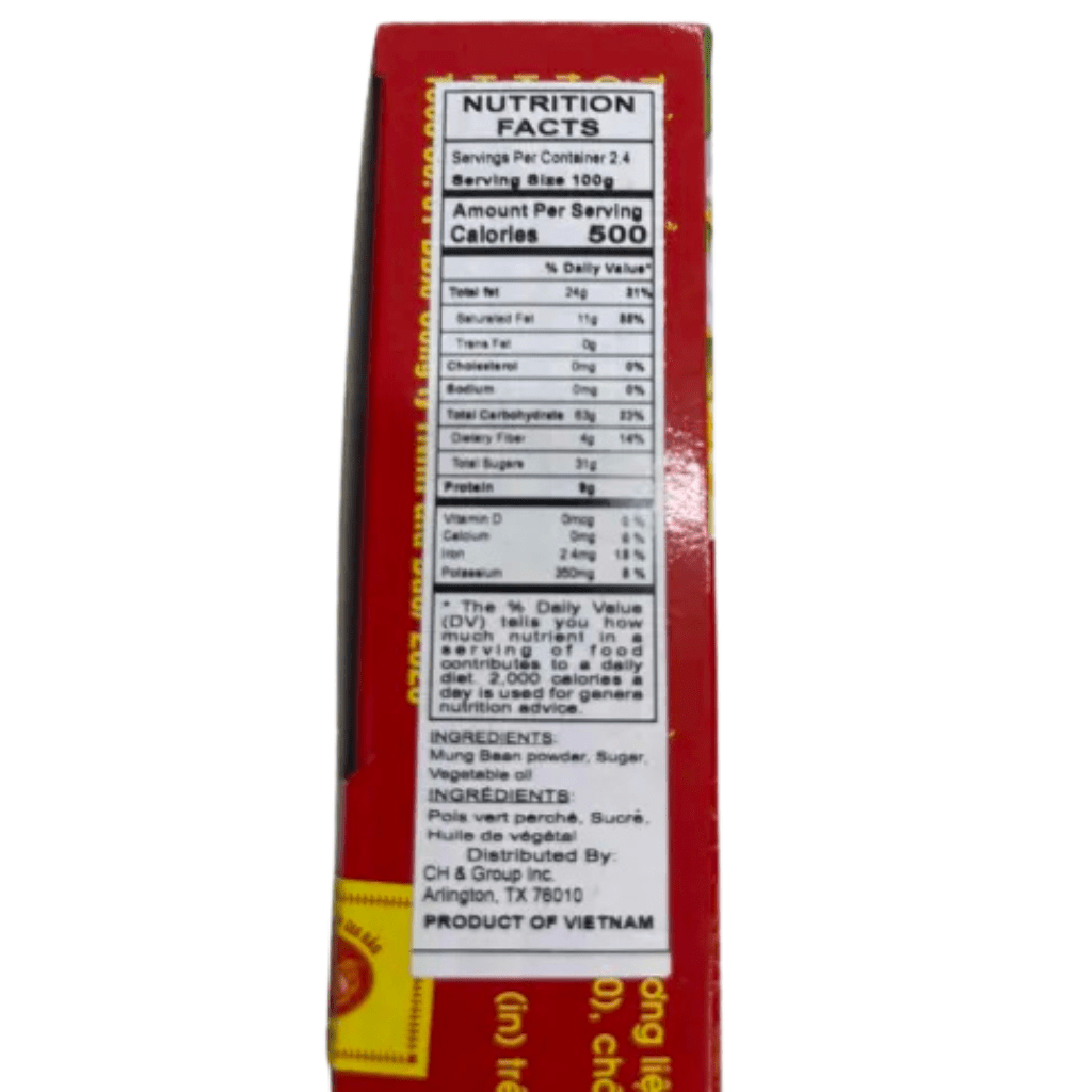 Gia Bao Rong Vang Green Bean Cake 240g - A&E Foodstore