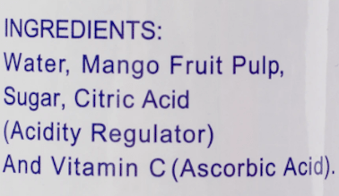Gina Mango Juice Drink 240 ml - A&E Foodstore