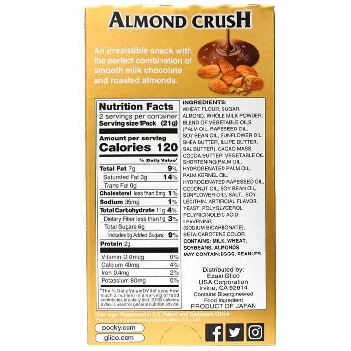 Glico Pocky Almond Crush 1.45oz - A&E Foodstore