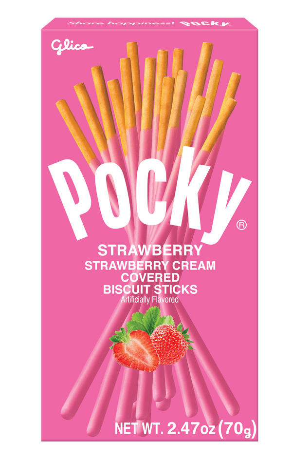 Glico Pocky Strawberry 2.47oz - A&E Foodstore