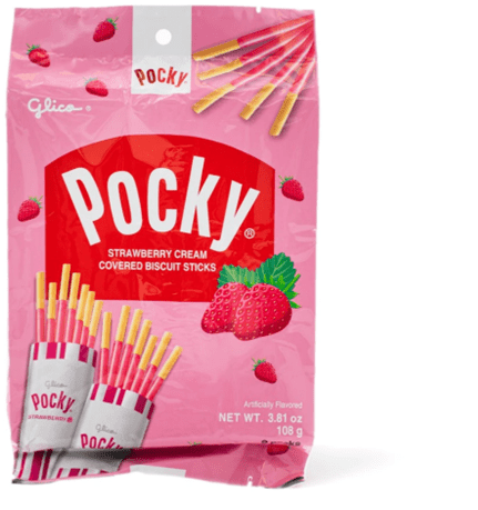 Glico Pocky Strawberry 9P 108 g - A&E Foodstore
