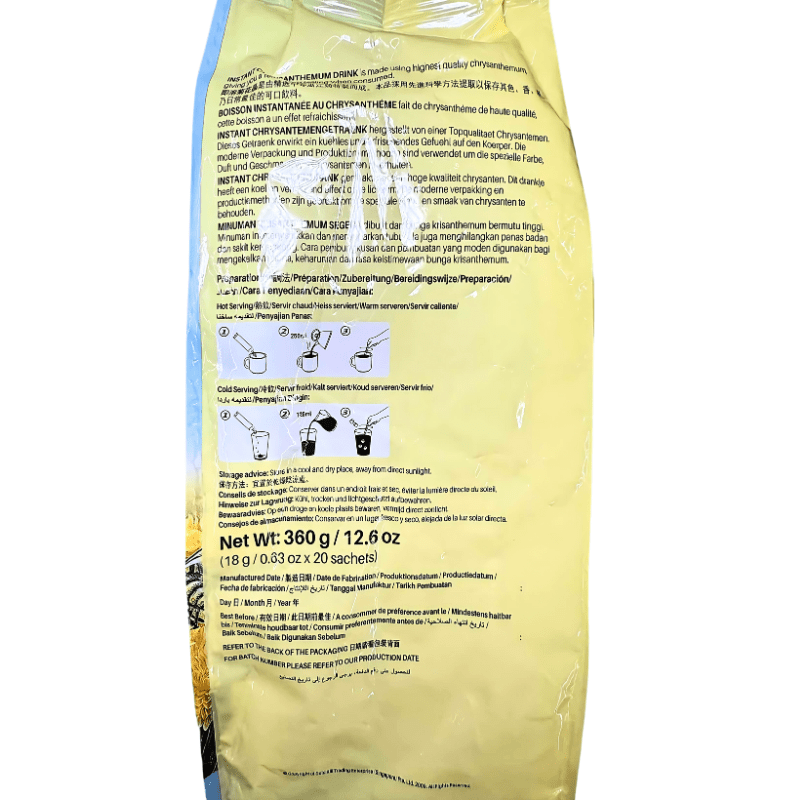 Gold Kili Instant Honey Chrysanthemum Tea 360g - A&E Foodstore