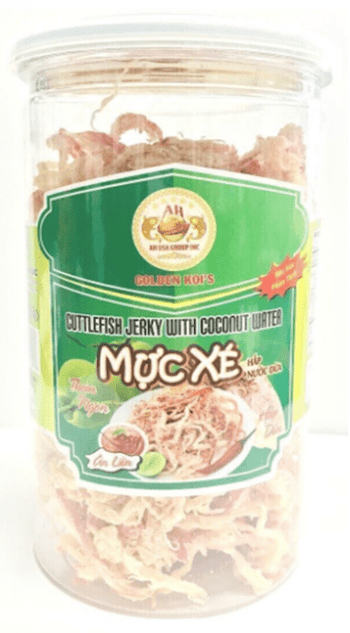 Golden Koi's Cuttlefish Jerky with Coconut Water 7oz - A&E Foodstore