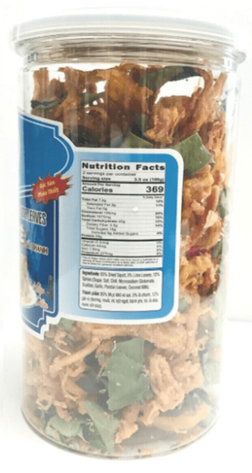 Golden Koi's Cuttlefish Jerky With Lime Leaves 7oz - A&E Foodstore