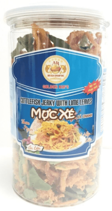 Golden Koi's Cuttlefish Jerky With Lime Leaves 7oz - A&E Foodstore