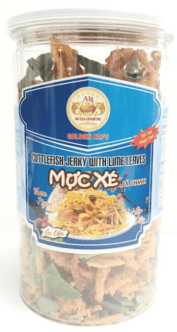 Golden Koi's Cuttlefish Jerky With Lime Leaves 7oz - A&E Foodstore