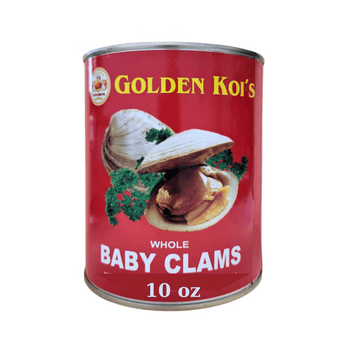 Golden Koi's Whole Baby Clams 10 oz - A&E Foodstore