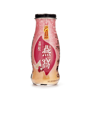 [Golden Nest] Bird's Nest Drink - Lychee Flavor - 8 oz
