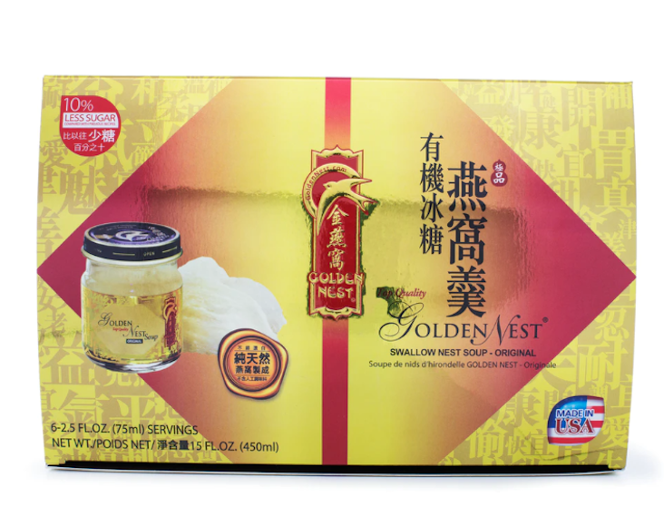 Golden Nest Swallow Nest Gold 6 jars 2.5 oz - A&E Foodstore