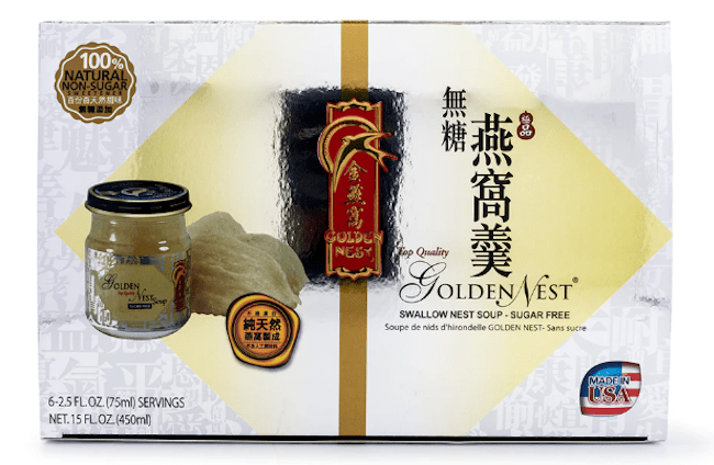 Golden Nest Swallow Nest Soup, Sugar - Free 2.5 oz - A&E Foodstore