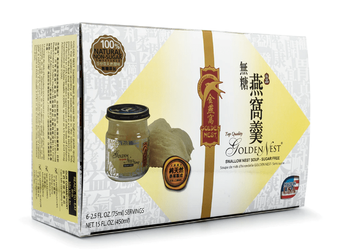 Golden Nest Swallow Nest Soup, Sugar - Free 2.5 oz - A&E Foodstore