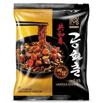 Gonghwachun Black Bean Sauce Instant Noodles - A&E Foodstore