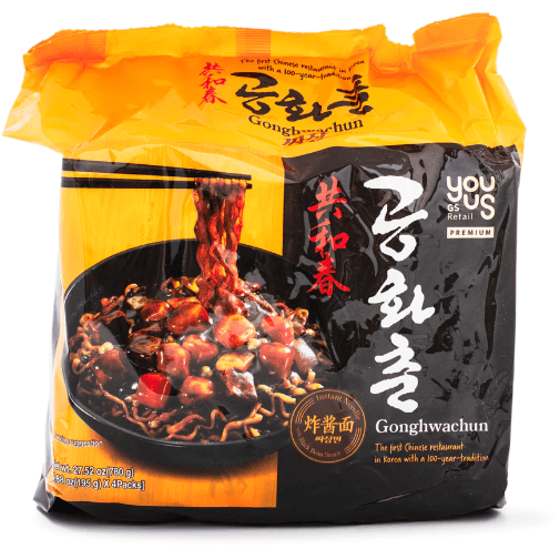 Gonghwachun Black Bean Sauce Instant Noodles - A&E Foodstore