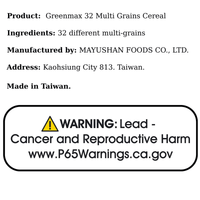Greenmax 32 Multi Grains Cereal 300g - A&E Foodstore