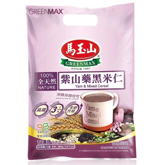Greenmax Yam & Mixed Cereal 360g - A&E Foodstore