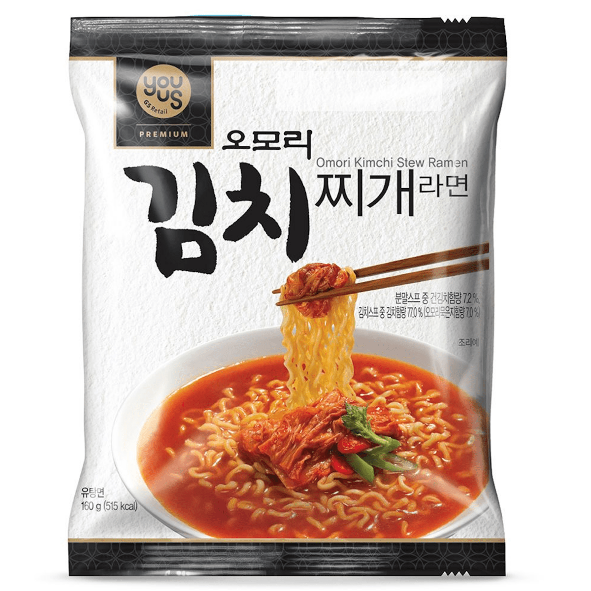 GS25 OMORI Kimchi Stew Ramen - A&E Foodstore