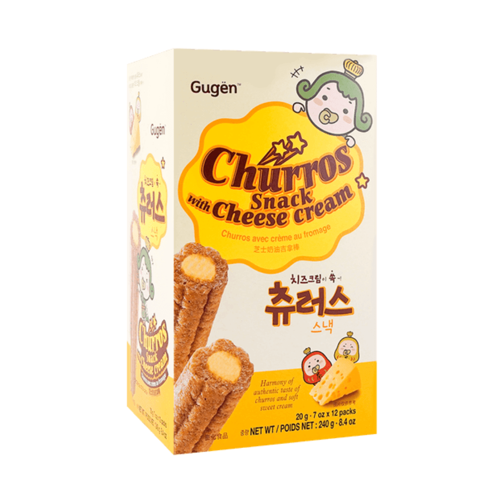 Gugen Churros Snack With Cheese Cream 8.4oz - A&E Foodstore