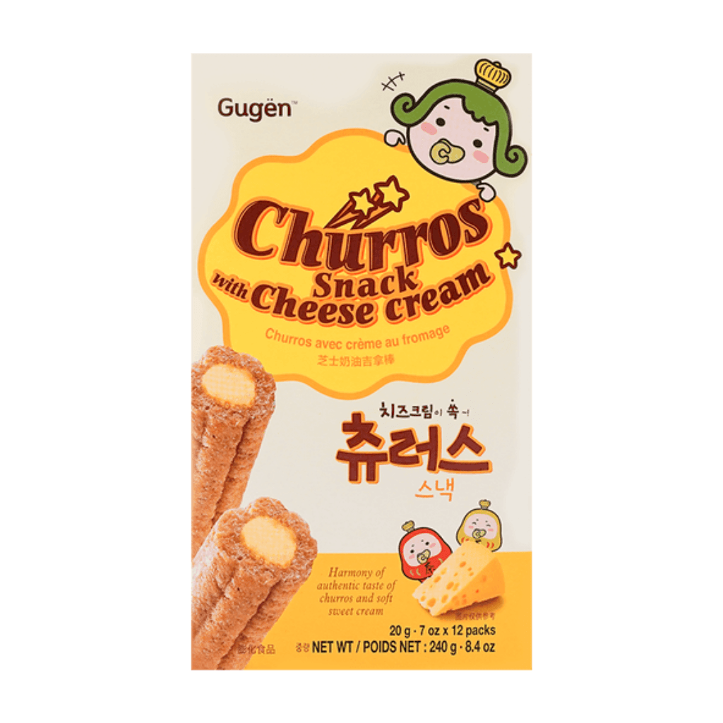 Gugen Churros Snack With Cheese Cream 8.4oz - A&E Foodstore